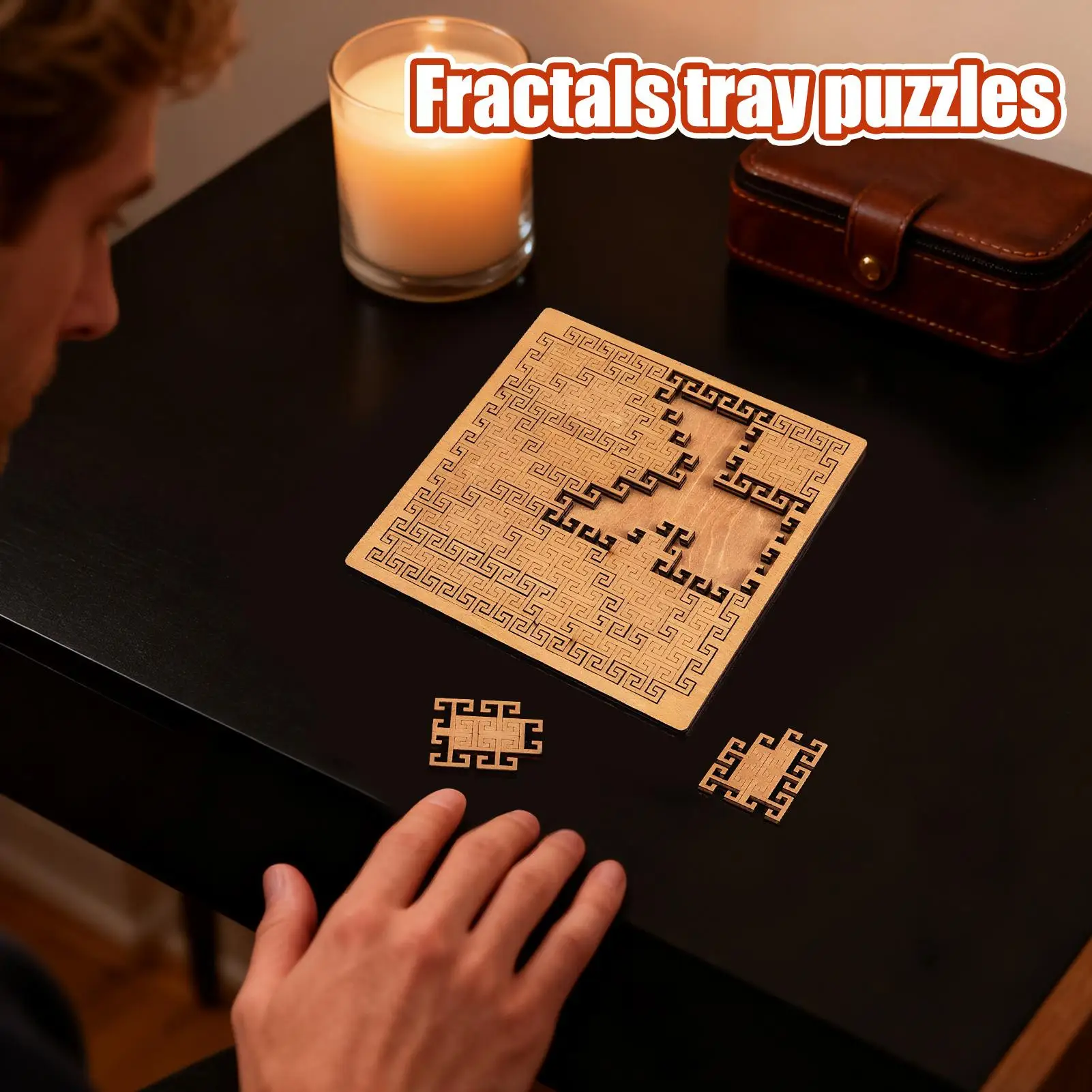 Puzzles für Erwachsene, tragbares Puzzlespiel, Holzpuzzle für Kinder, für Männer, Frauen, Jungen, Jugendliche, Teenager, Ehemann, Sohn, Tochter, Familie