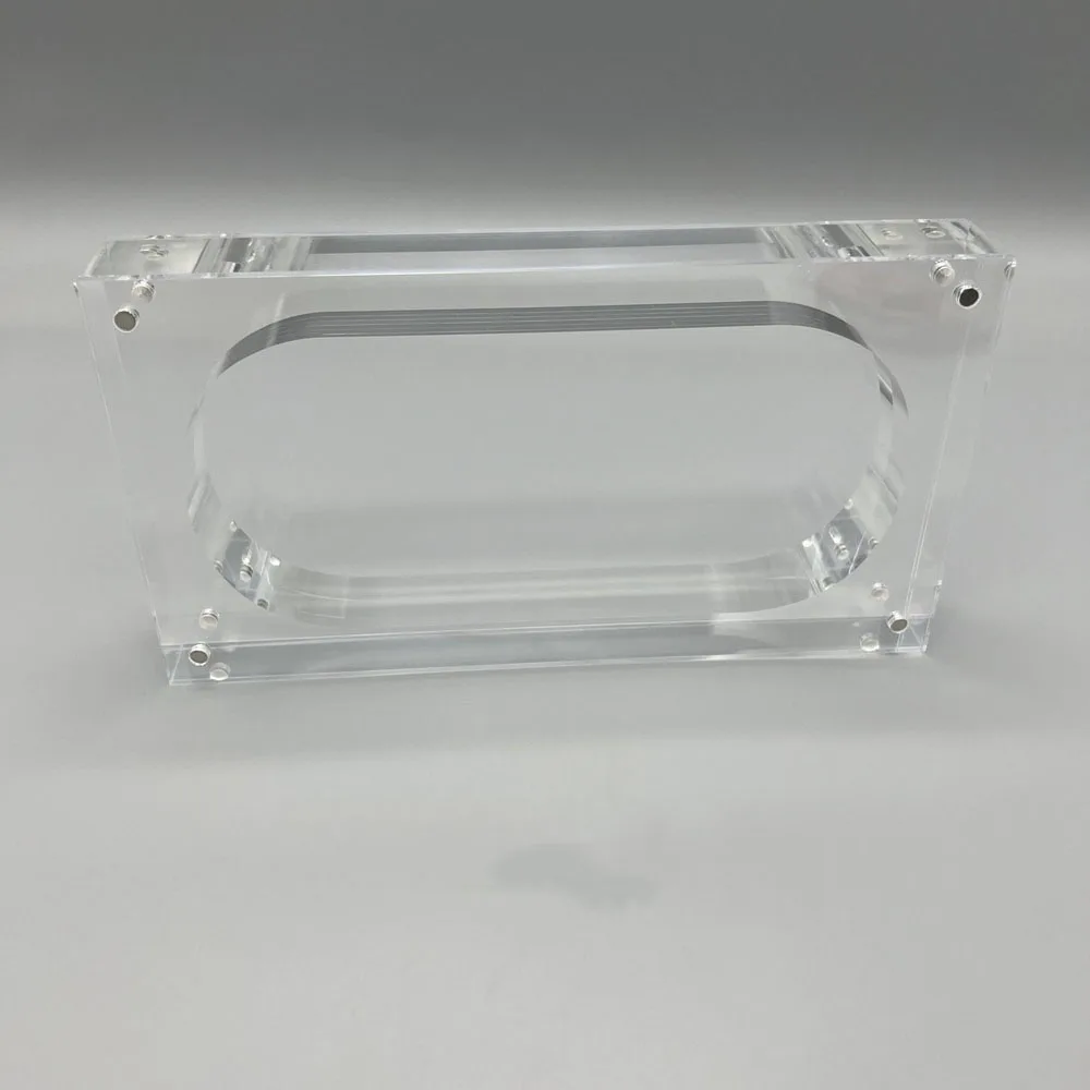 Transparent Storage Magnetic Acrylic box For PSV 1000 Vita 1000 Game Console Cover Shell Box Display Stand    Accessories