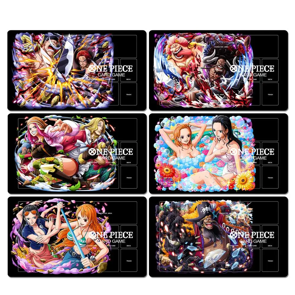 

Цельный игровой коврик OPCG CCG Playmat Коллекционный коврик для карточных игр Настольный коврик 600x350 мм-18