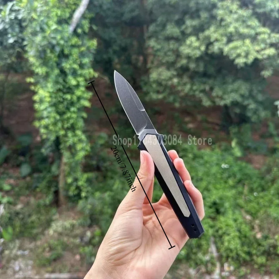 Карманный складной нож 7950, лезвие 8Cr13Mov, ручка из алюминиевого сплава, практичный фруктовый нож для походов и охоты на открытом воздухе, мужской подарок