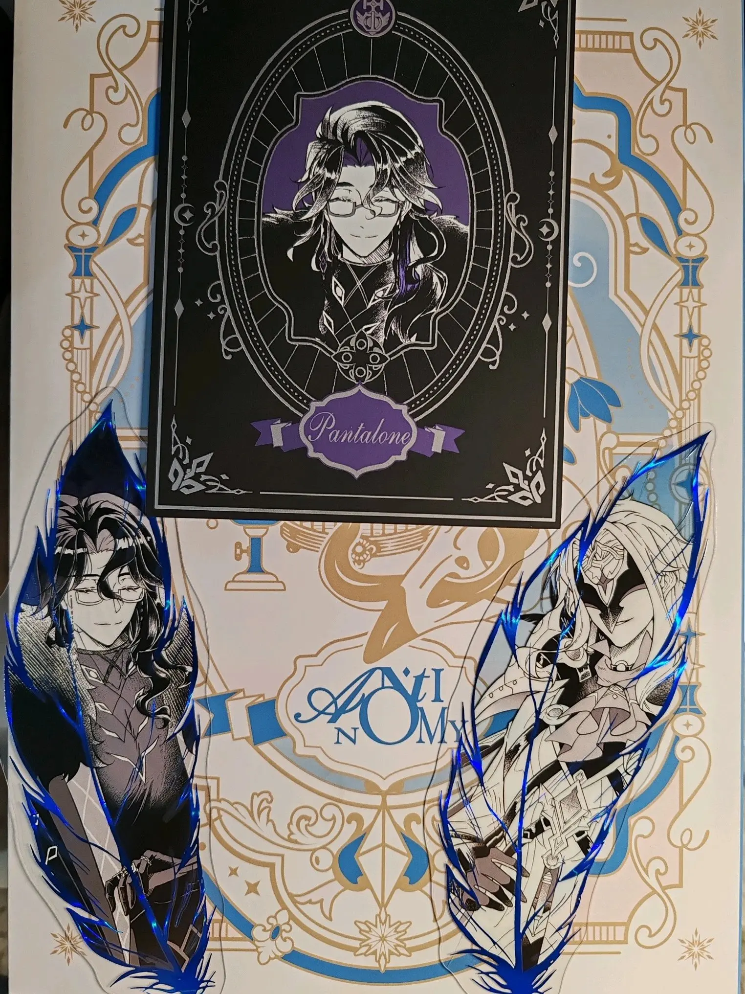 2026 New Arrival Pre-sale Genshin Impact Dottore Pantalone Comic Book Clear Card view 6