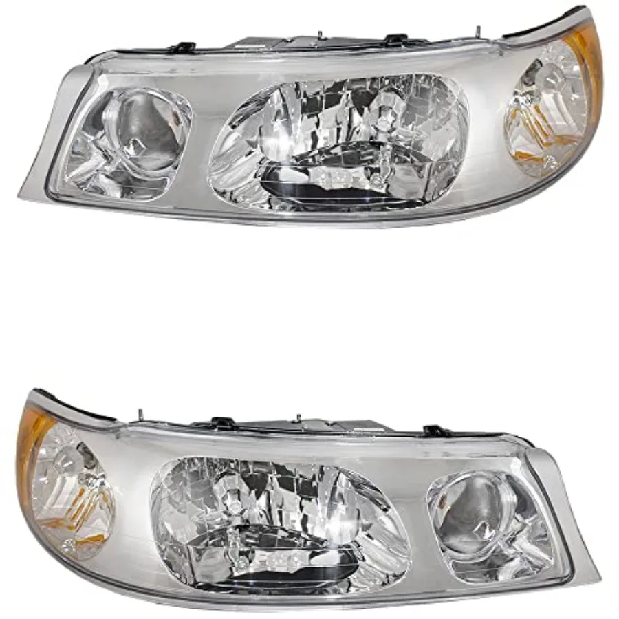 

OE Replacement Headlights Assemblies Compatible with 1998-2002 Lincoln Town Car [ FO2502158 FO2503158 1W1Z13008CA 1W1Z13008BA ]