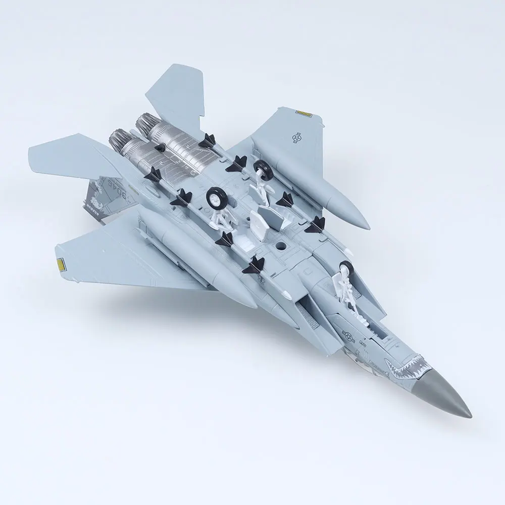1/100 F-15 نموذج معدني لطائرة النسر المصبوبة للهدايا 9046 #4