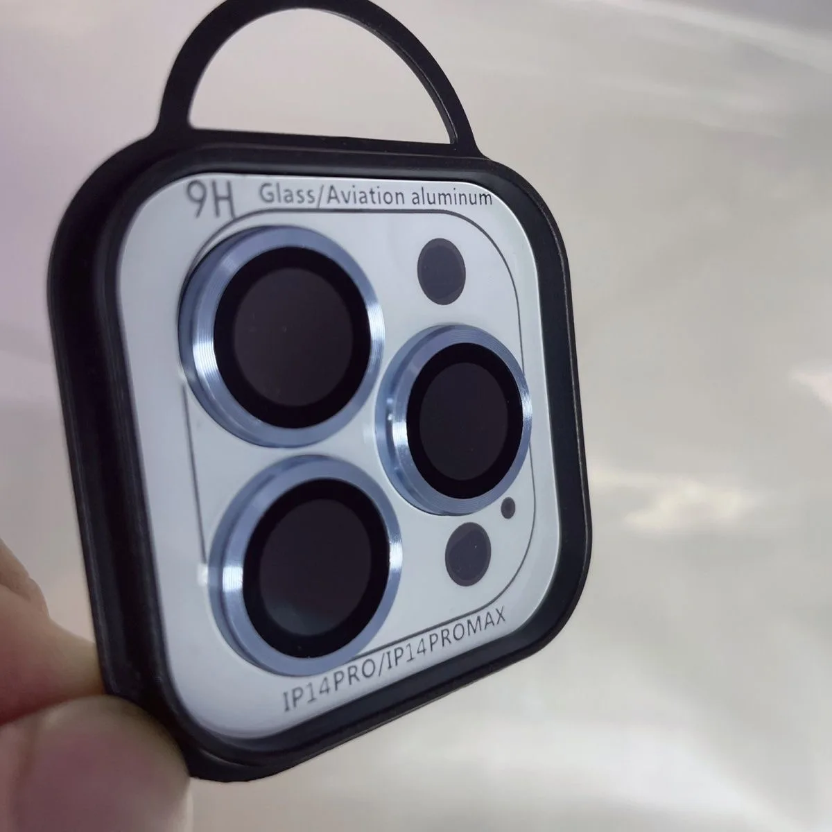 3-2 قطعة حلقة معدنية زرقاء حامي عدسة الكاميرا الزجاجية آيفون 15 13 14 برو ماكس 16 زائد 12Mini 17 16 برو ماكس غطاء الملحقات