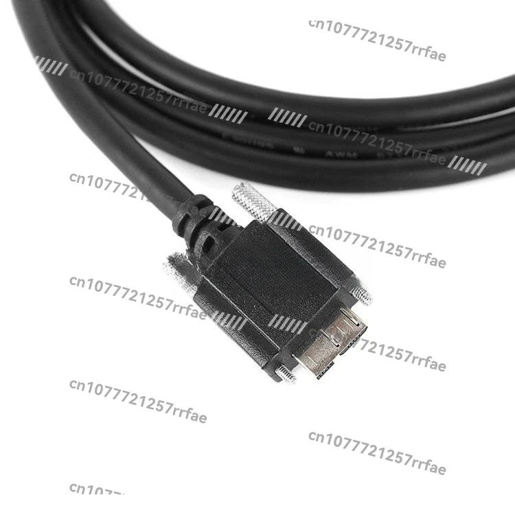 

USB3.0 to micro cable, industrial camera 3 meters universal, Huarui with screw fixing lock