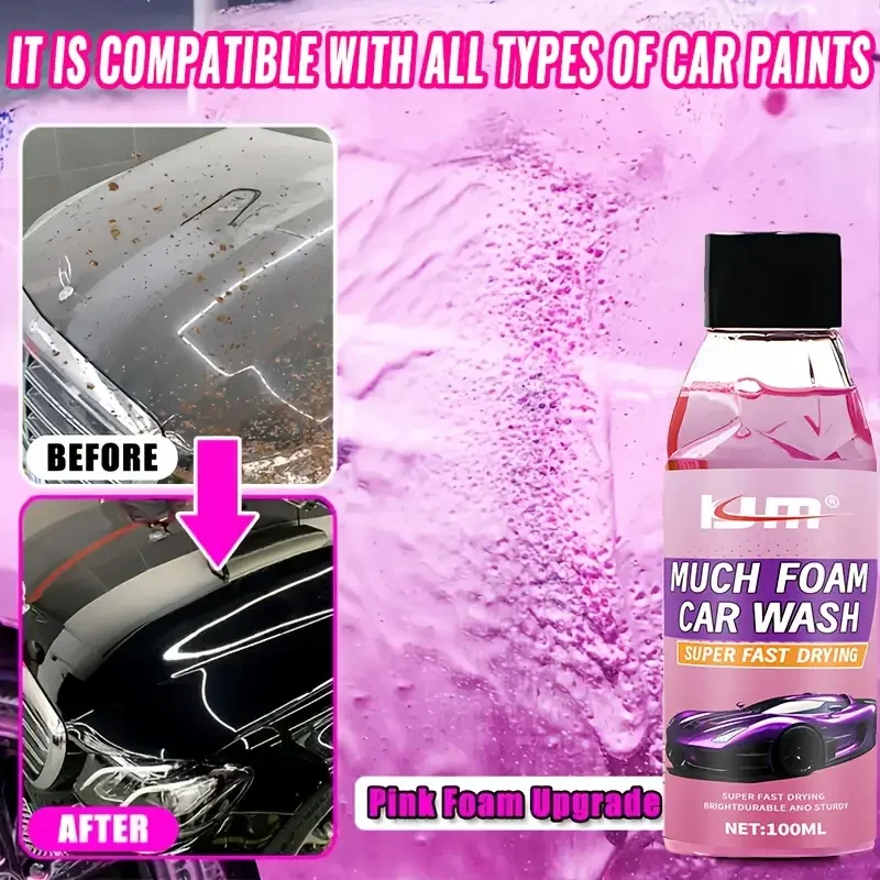 100Ml Pink Foam Car…