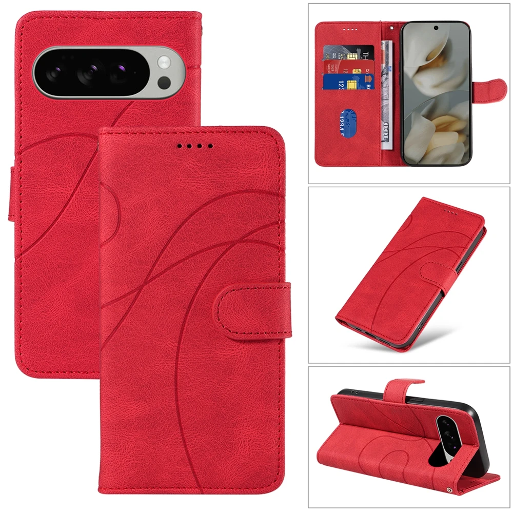Funda de cuero magnética tipo  - Google Pixel 9 reseña y precio