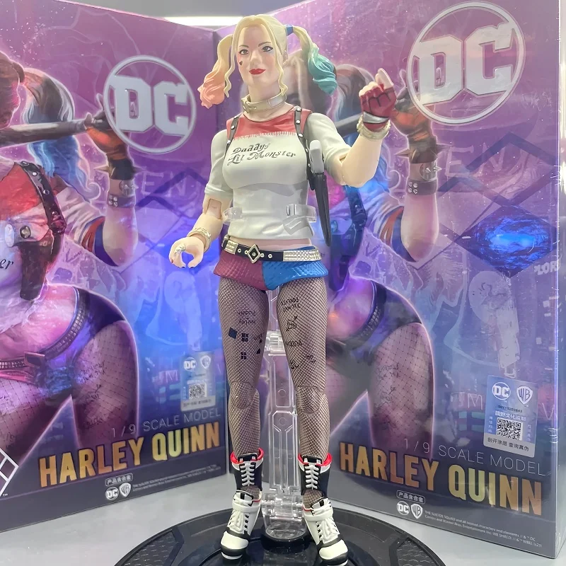 

Оригинальная фигурка Fondjoy Harley Quinn Dc, фигурки Лиги Справедливости 1/9, фигурка девушки-клоуна, модель из ПВХ, кукла, подвижные игрушки