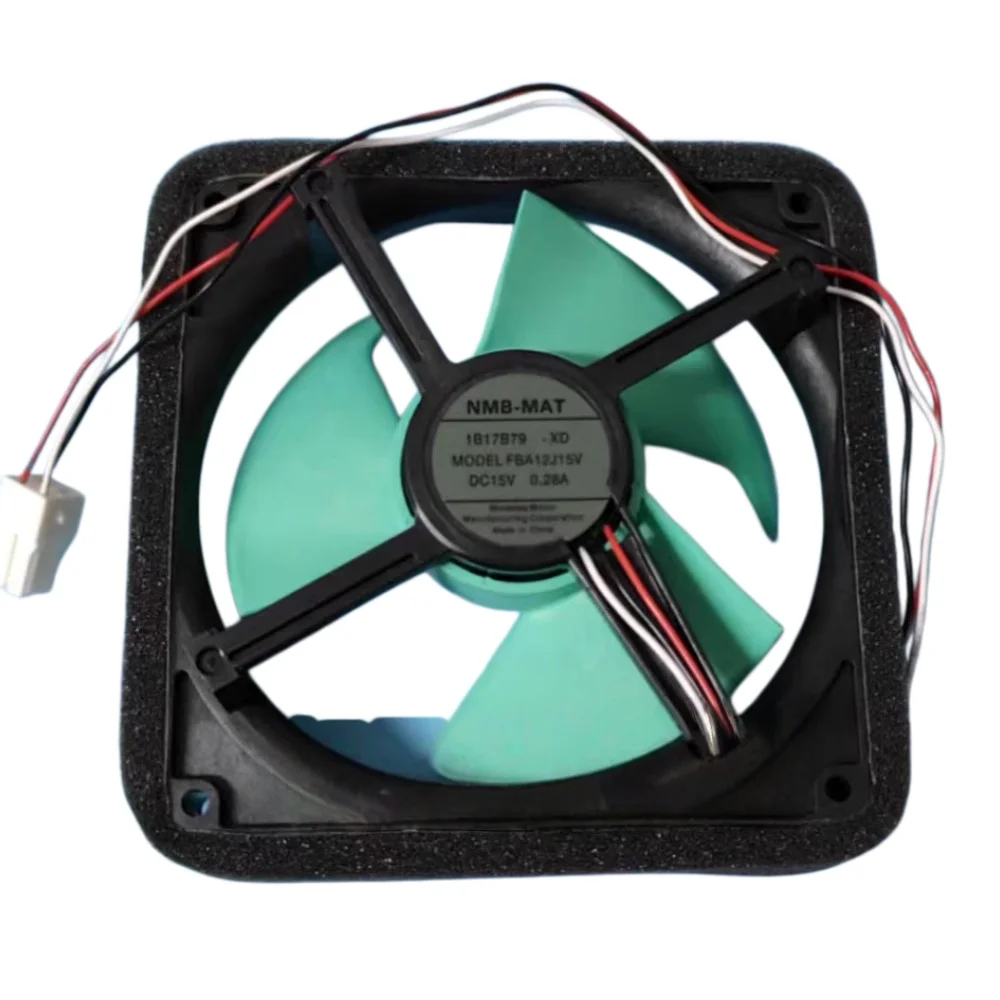 New Refrigerator Cooling Fan Motor NMB-FBA12J15V 15V 0.28A Fridge Parts Compatible with Sharp Refrigerators