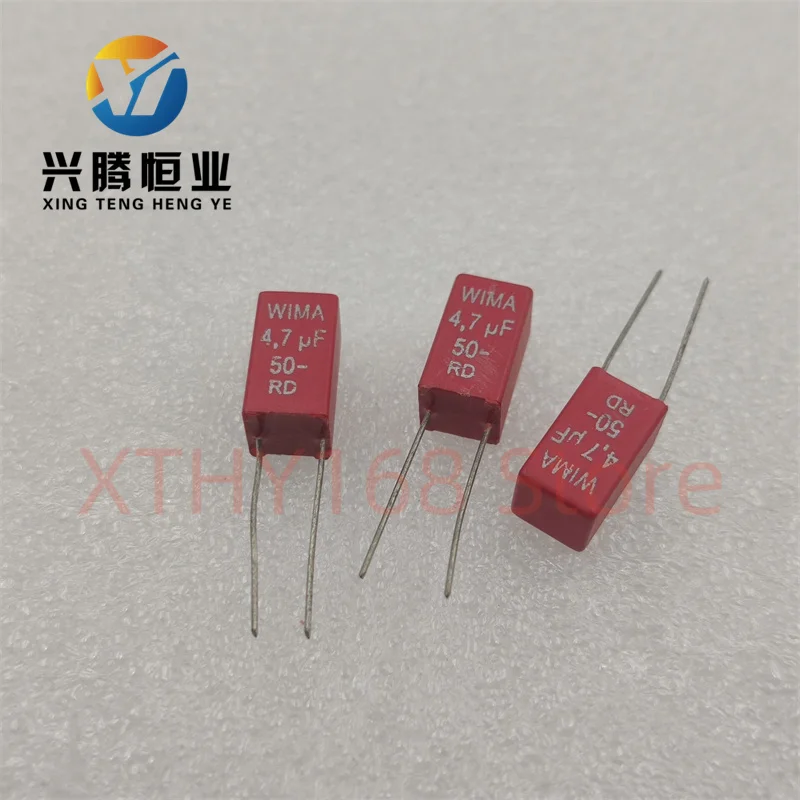 5pcs/10pcs WIMA Germany capacitor MKS2 50V 4.7UF 475 4U7 50V P=5mm