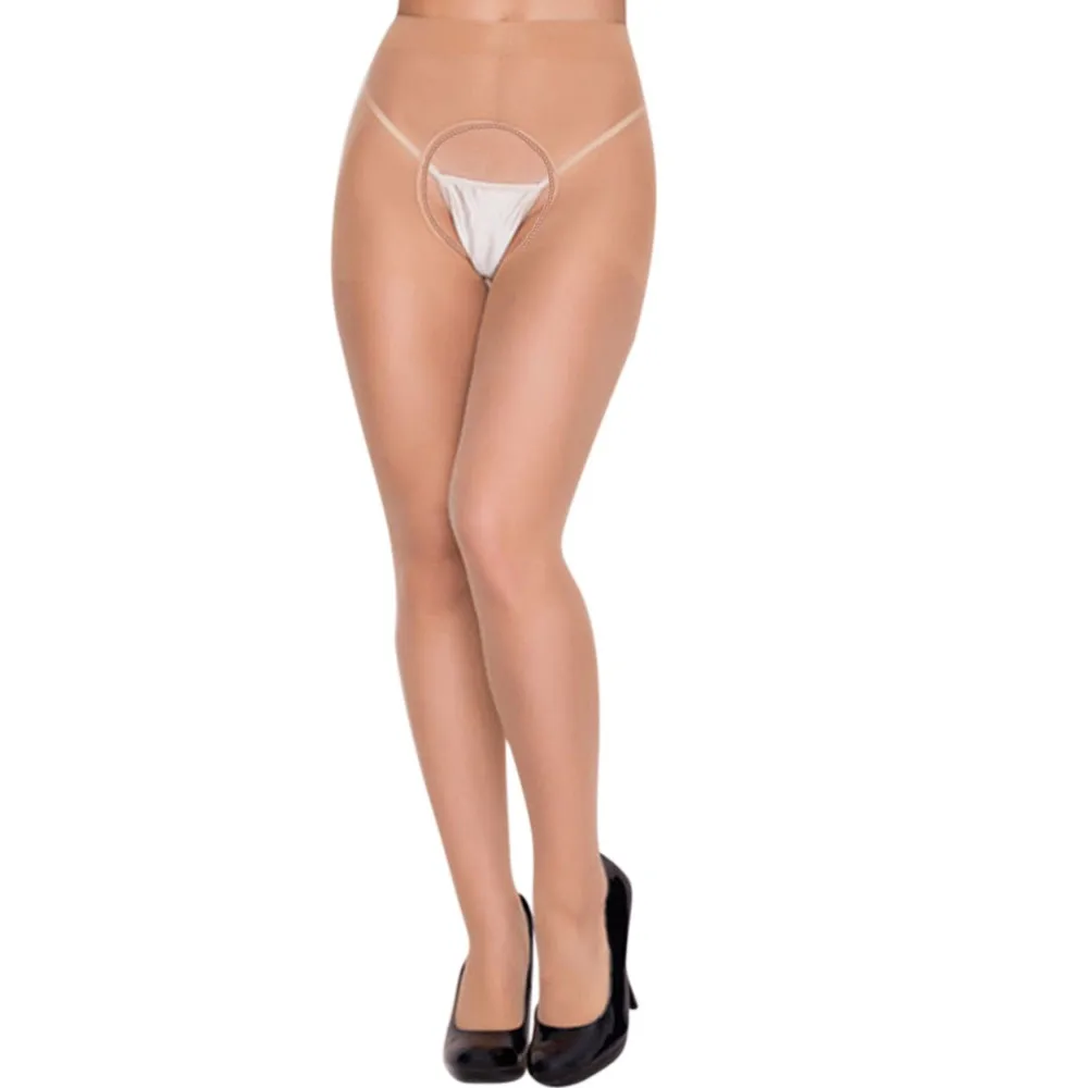 Collants à entrejambe ouvert pour femmes, collants grande taille, bas de mode, lingerie sexy pour dames, livraison directe des médias, nouveau