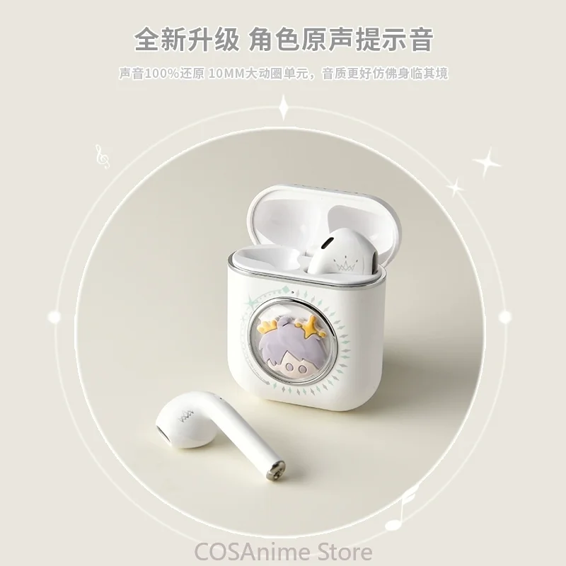 أنيمي الحب و Deepspace Xavier تأثيري سماعات أذن بلوتوث الكرتون بلوتوث سماعة حصرية شخصية تأثير الصوت المشجعين هدية