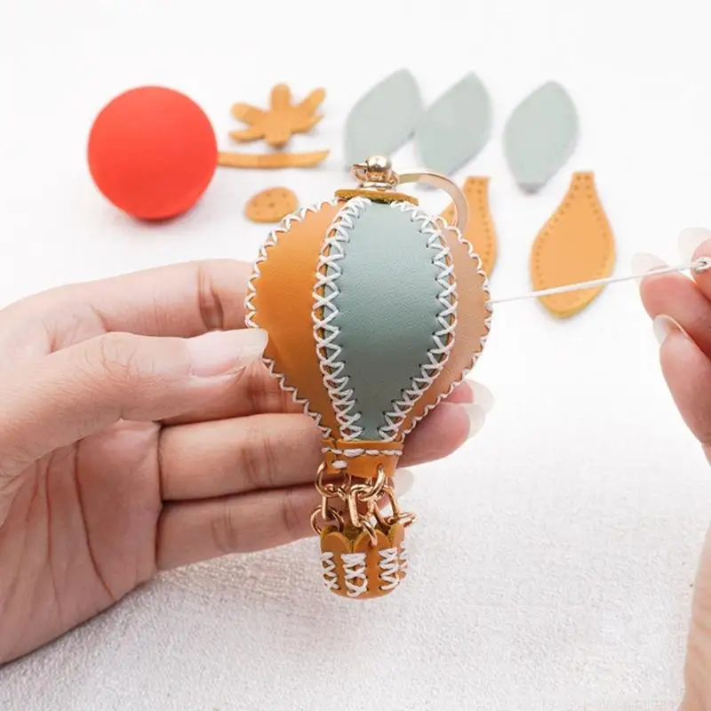 Handmade Hot Air Balloon Auto Accessory Strong Vehicle Gift Item Upgrades for Rearview Mirror Storage Phone Decors H9EE