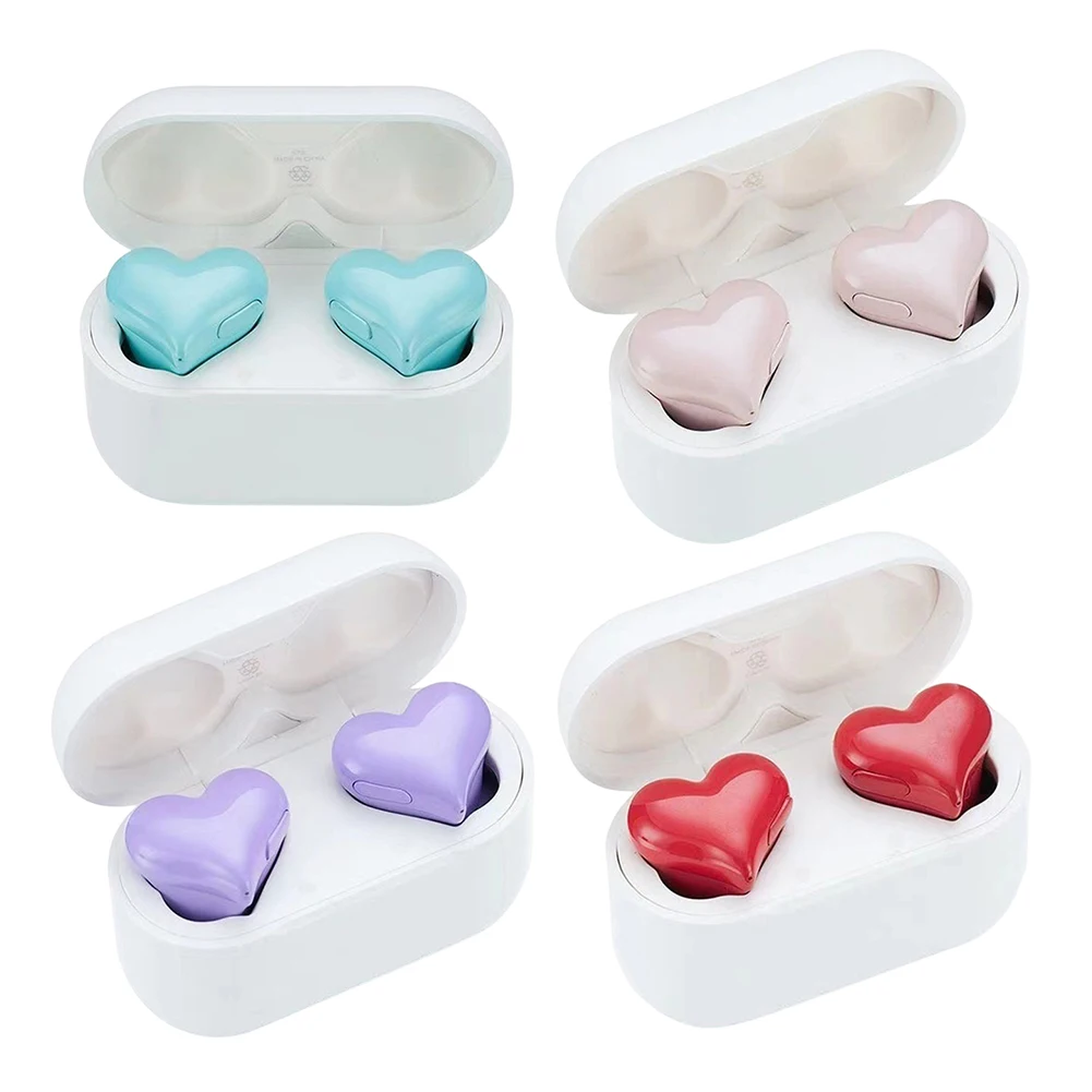 Wireless Earphones Hi-Fi Stereo Headphones Noice Cancelling Bluetooth-compatible for Student Girl Women