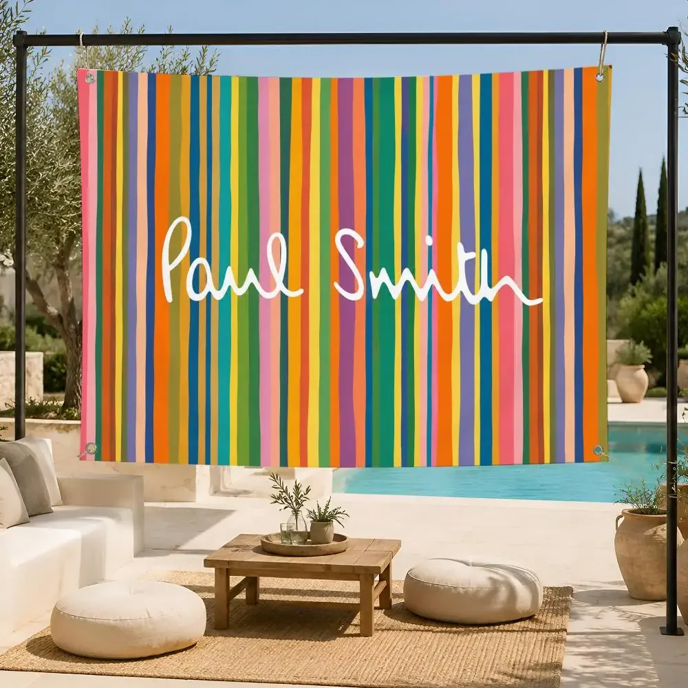 Fashion Brand P-Paul Smith Flags Fan support, home, dormitory, wall decoration, outdoor camping, party banners, gifts