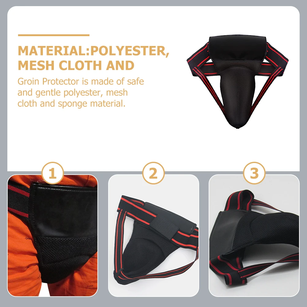 

Groin Protector Crotch Guard for Women Wear Resistant Portable Boxing Training Sports Protective Gear Reusable