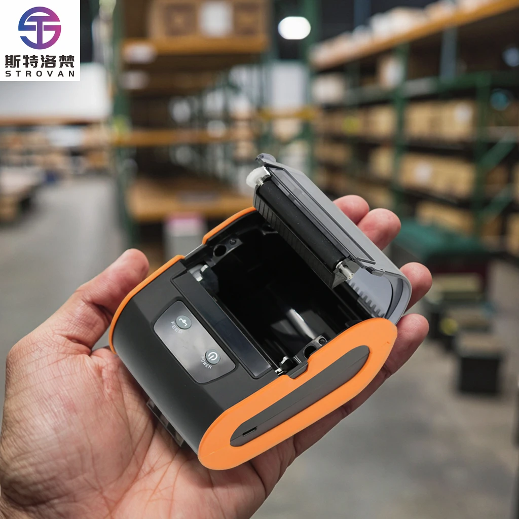 

Портативный термопринтер для чеков и штрихкодов 80 мм, беспроводной, Bluetooth, для печати этикеток