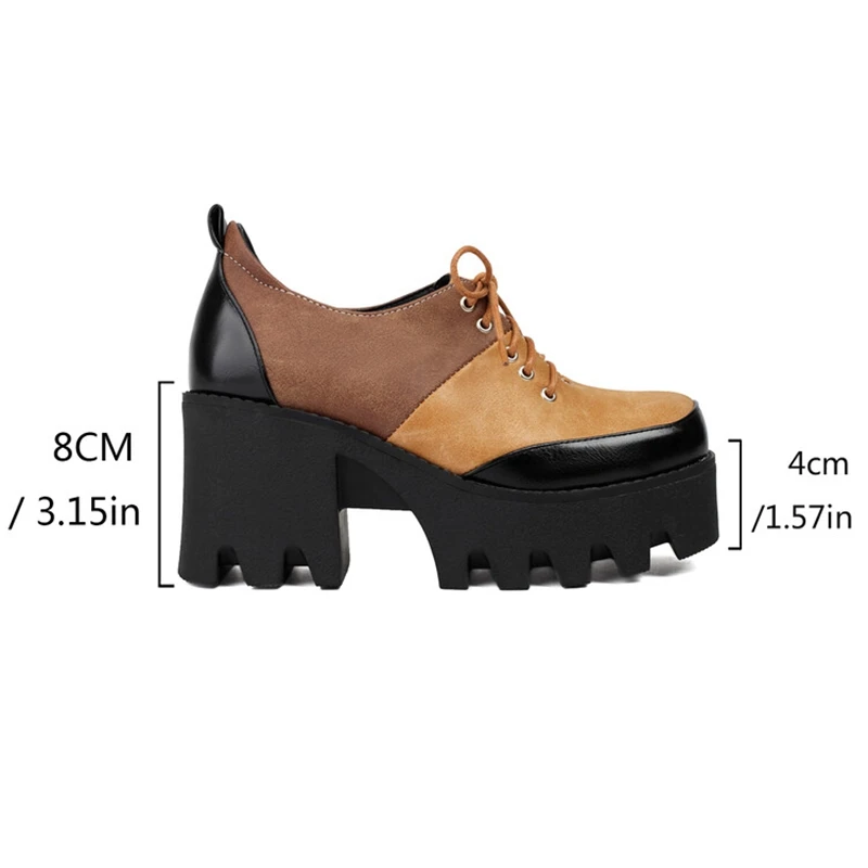 REAVE CAT donna décolleté scarpe 4cm piattaforma alta 8cm tacco alto cinturino in ecopelle punta tonda taglia grande 41 42 43 rosso