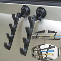 Fishing Rod Storage Bracket Car Mounted Suction Cup Fish Rod Placement Rack Fishing Accessories Fishing Rod Storage Device