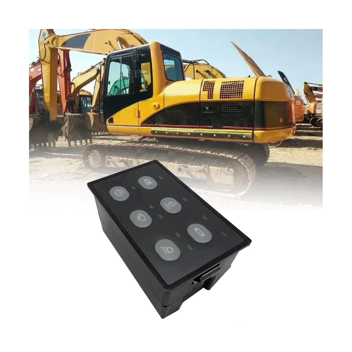 163-6701 Excavator Headlight Wiper Controller Control Panel for Excavator Caterpillar CAT320C E312C E311C TOSD-16B-025