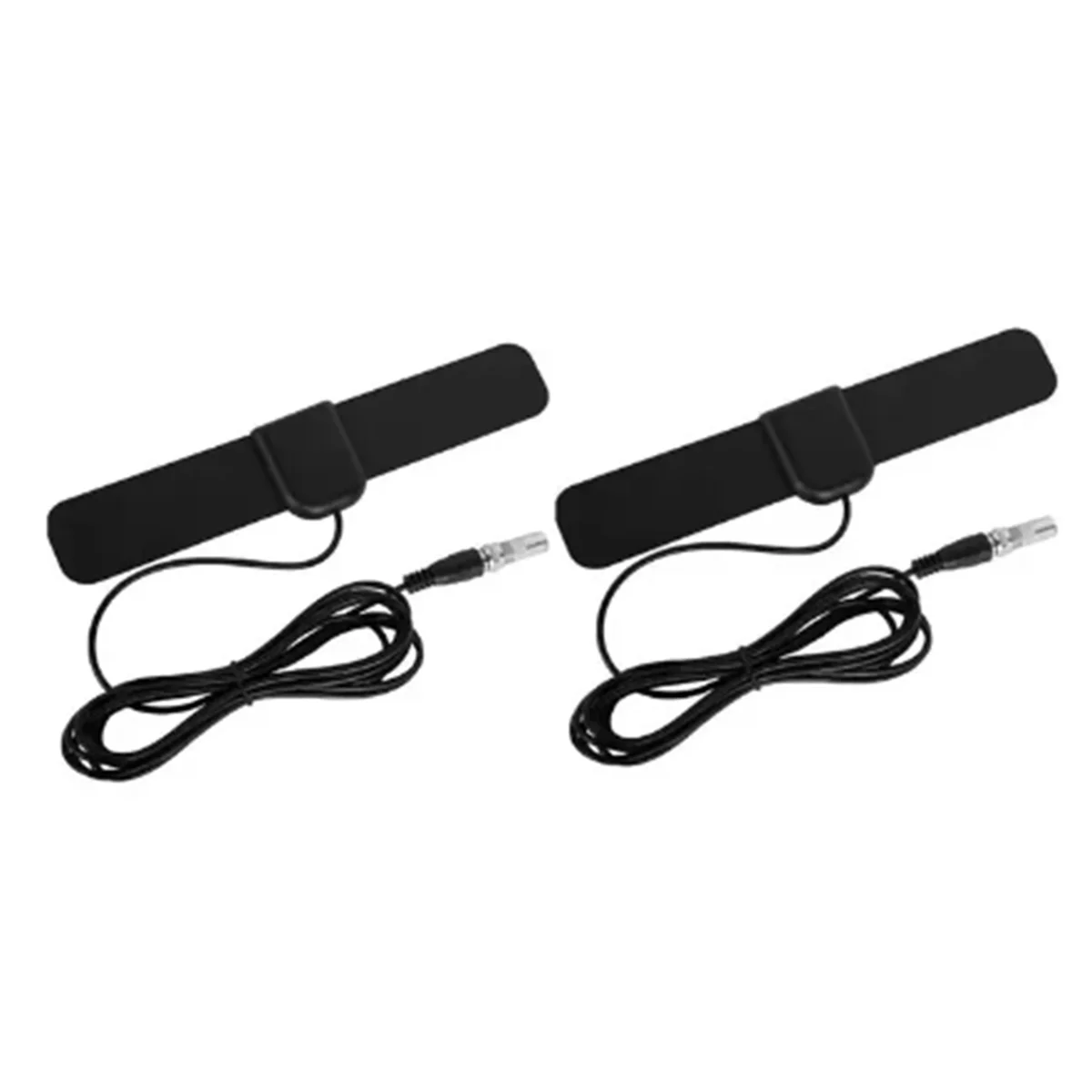 2pcs TV Antenna 4K 1000 Miles Indoor HDTV Digital Portable Aerial Signal Free View TV Aerial