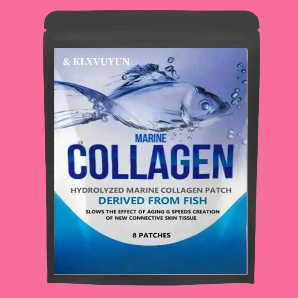 

Hydrolyzed Fish Collagen Marine Tablets Skin Anti Ageing Tissue Joints 8 Patches, Transdermal Patches Made In The Usa