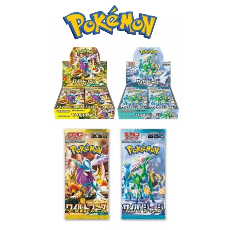 Hot Sale Original Pokemon Card Ptcg Japanese Edition Series Sv5k Sv5m Wild Force Anime Game Trading Card Genuine Board Game Toys