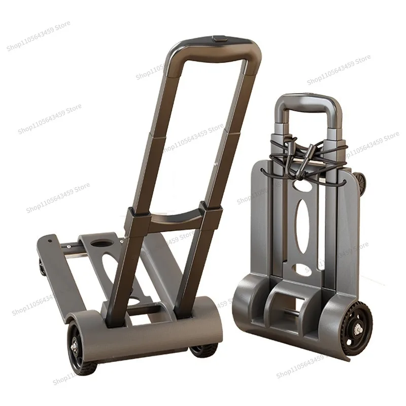 For trolley household folding portable luggage trailer handling trolley cart shopping and pulling goods artifact