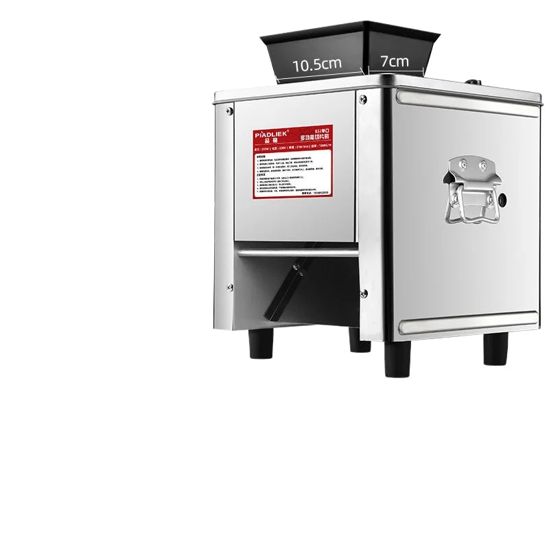 CX Commercial Electric Shredding and Slicing Machine Home Fully Automatic Vegetable Cutter Stainless Steel Compact