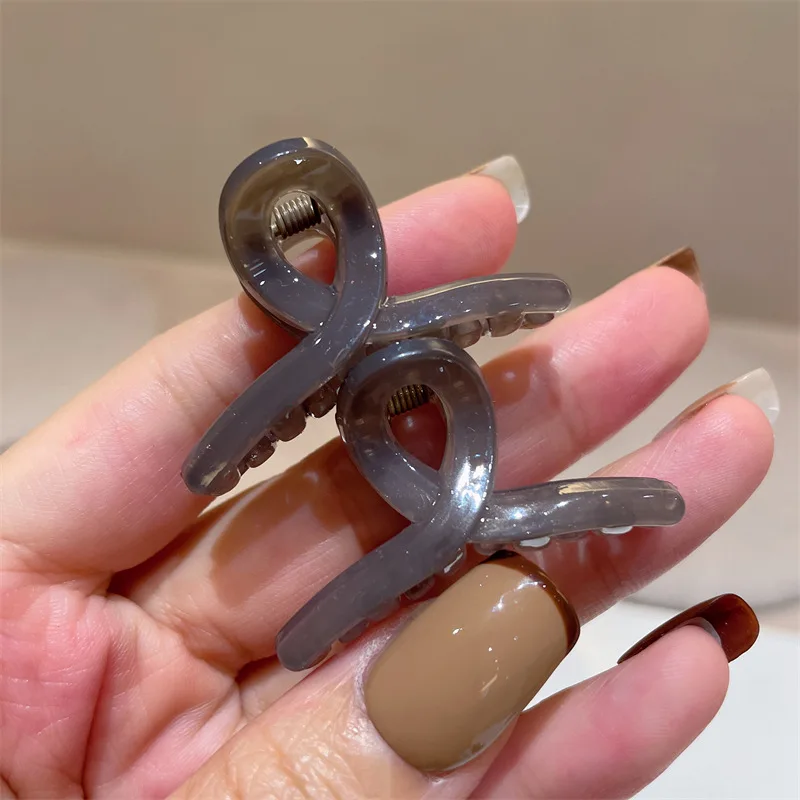 2pcs Mini Cute Little Catch Clip Hair Crabs For Girls Half-tie Hair Small Hair Catch Hair Claw Women Bangs Side Clip Accessories