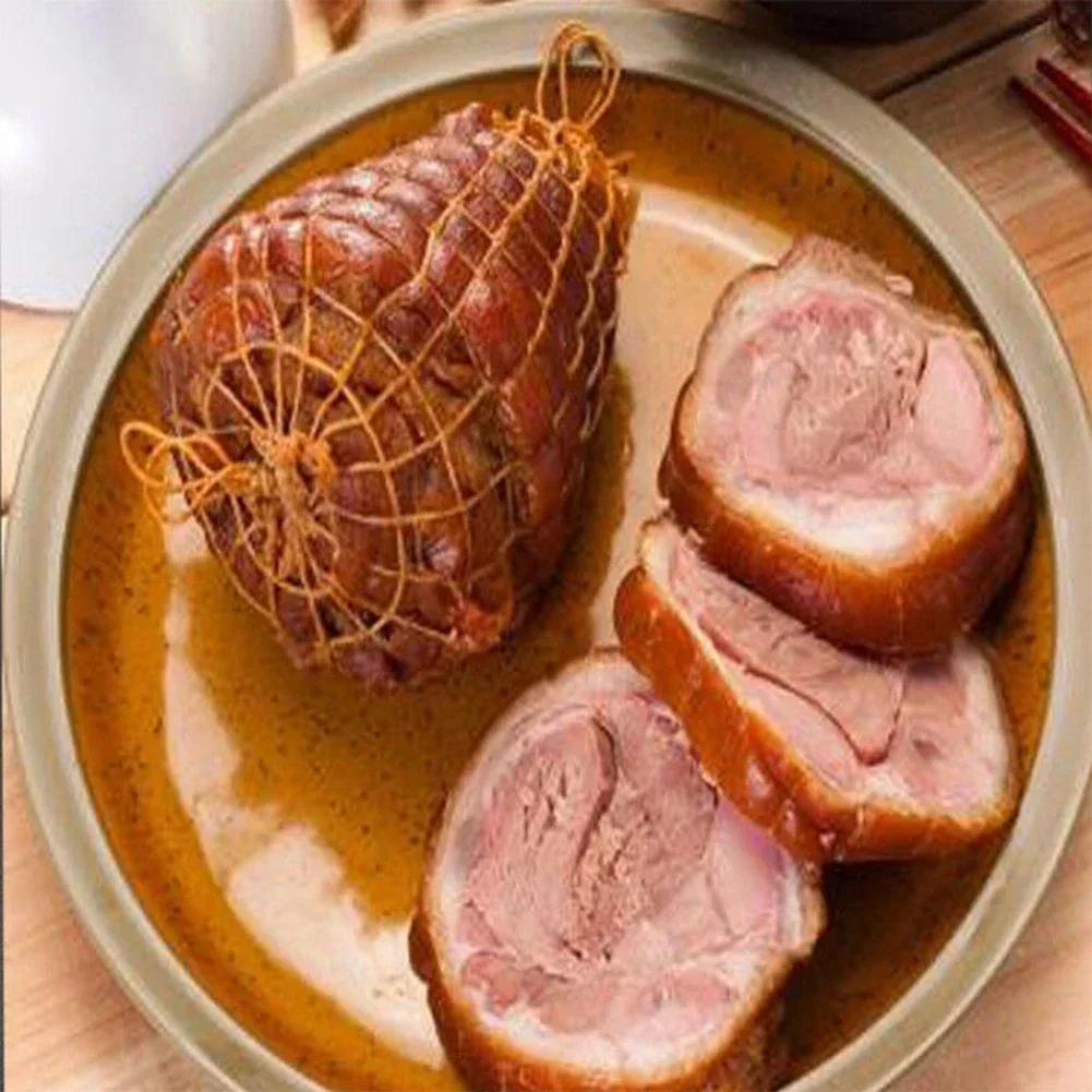 Roll Cotton Meat Netting Ham Sock Pork Net Butcher Rope Fixed Non-slip Kitchen Sauce Fragrant Household Mesh Meat Packaging Net