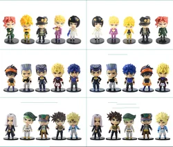 5Pcs/Set Anime JoJo Bizarre Adventure Q Version Action Figures PVC Model Toys Dolls Ornaments Collectible Gift