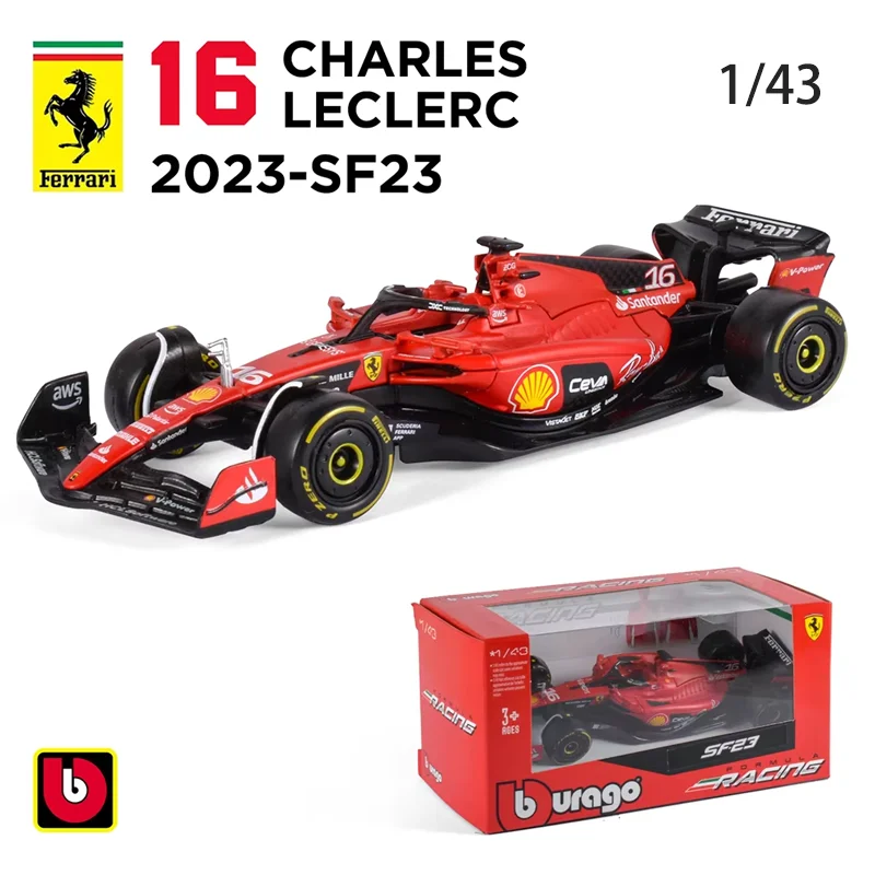 bburago-1-43-f1-ferrari-2023-sf23-16-lecler-55-sainz-jr-alloy-car-die-casting-model-toy-collection-first-order-equation