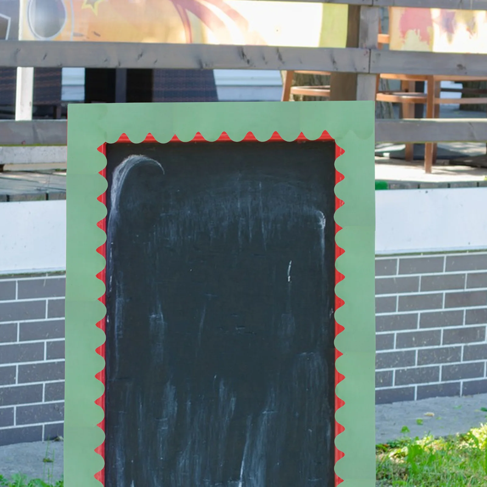 

Chalkboard Border Sticker Decorative Trim Poster Tape Adhesive Bulletin Strip Office Decorations Boards Borders for Blackboard