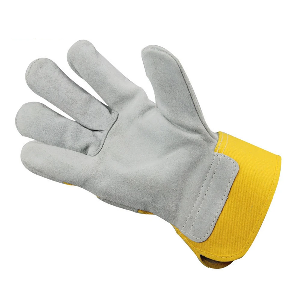 Work Gloves Sheepskin Leather Workers Work Welding Safety Protection Garden Sports Motorcycle Driver Wear-resistant Gloves