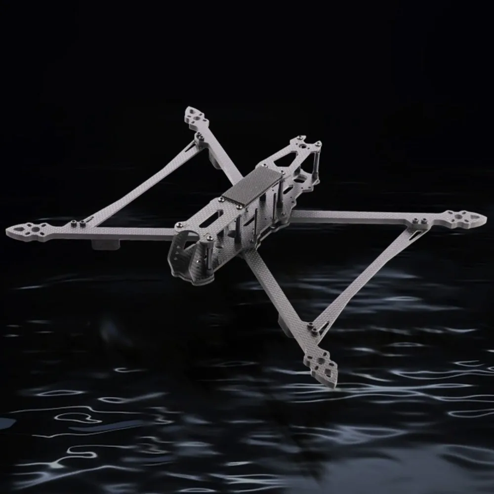 

Комплект рамы дрона H-типа, серая рама гоночного дрона из углеродного волокна, 8/9/10 дюймов, 367/387/427 мм, колесная база для MARK V2 8/9/10 дюймов