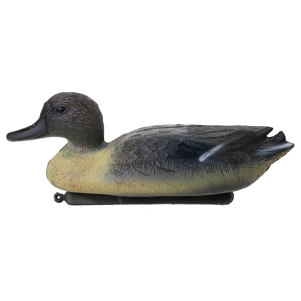 PE HUNTING DUCK DECOY MALLARD DUCK DRAKE FLOATING KEEL DEADLY