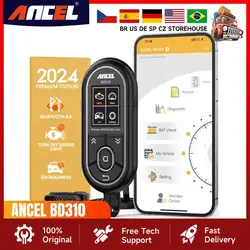 Ancel BD310 Bluetooth OBD2 Automotive Scanner 3 in 1 OBD Gauge Driving On-board Computer obd2 Car Diagnostic Scanner Code Reader