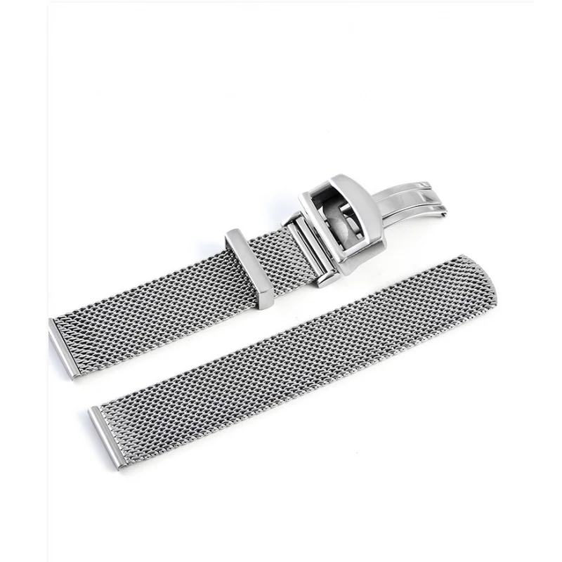 بديل لـ Universal Wave Fino Mesh Strap Milan Steel Strap Bay Fino356501 391033Steel Watch Chain 20mm 22mm