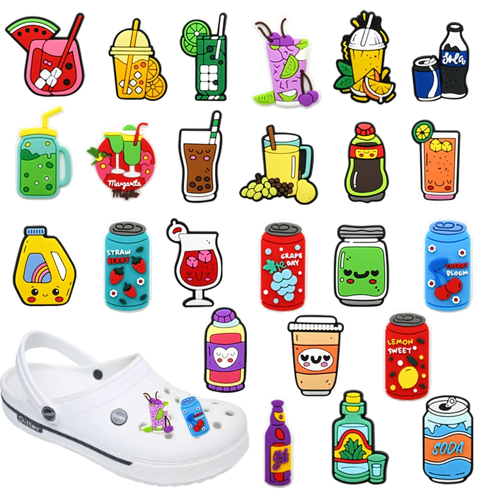 Летняя-новинка-1-24-шт-серия-милых-мультяшных-напитков-подвески-для-обуви-из-ПВХ-аксессуары-сделай-сам-подходят-сабо-украшения-для-обуви-из-ПВХ-пряжка-подарки-для-детей