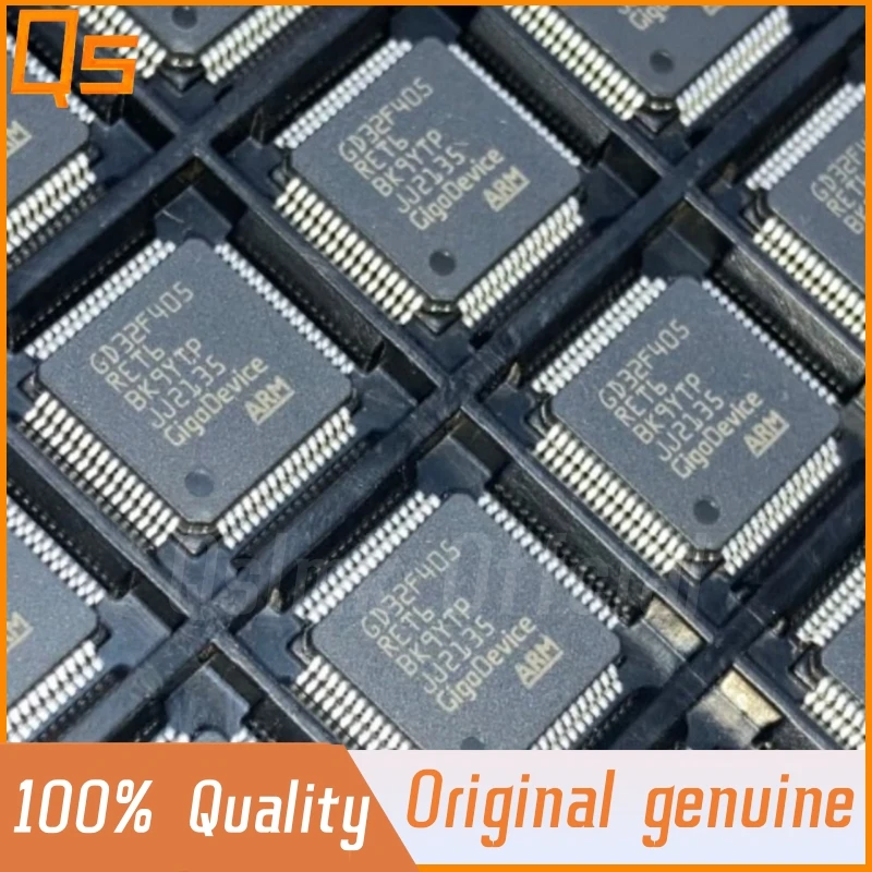 New Original GD32F405RET6 GD32F405 LQFP64 Chip 32-Bit Microcontrolle MCU