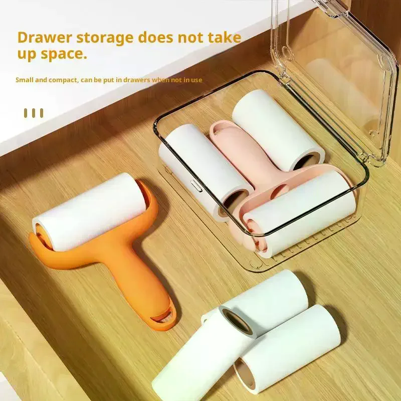 Mini Reusable Adhesive Clothing Cotton Velvet Furniture Hair Removal For Cats/dogs Cleaning Adhesive Roller Pet Hair Remover