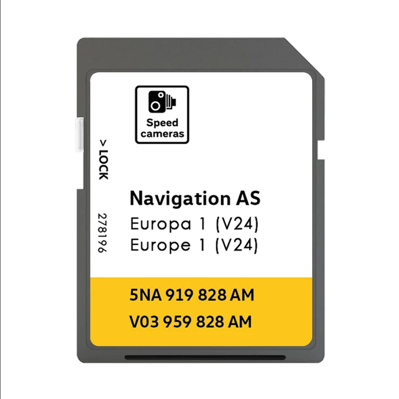 NEU für VW Discover Media Navigation AS V24 Version Update UK Europa Karten 2026 Sat Nav EU SD-Karte 5NA919828AM 32GB