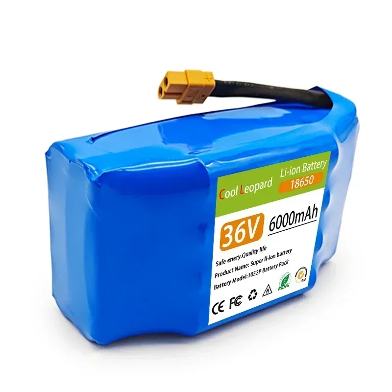 La batterie originale 36V 6000mAh 10s2P est la batterie Lithium-Ion de la plaque de Suspension auto-équilibrée batterie Li-ion pour monocycle