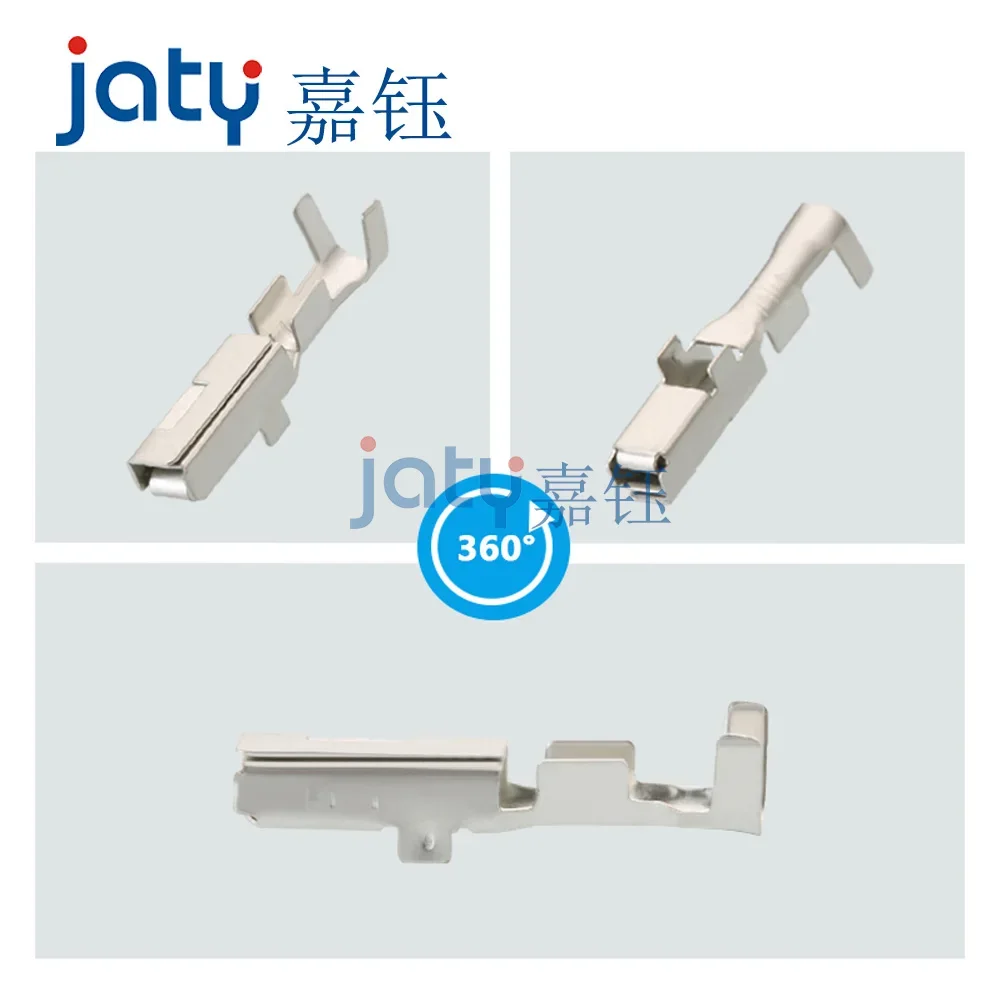 JATY 100pcs 7116-4021 Automotive Connector Terminals 2.2 Plug Spring DJ621-2.2A /7116-4020/8100-0461