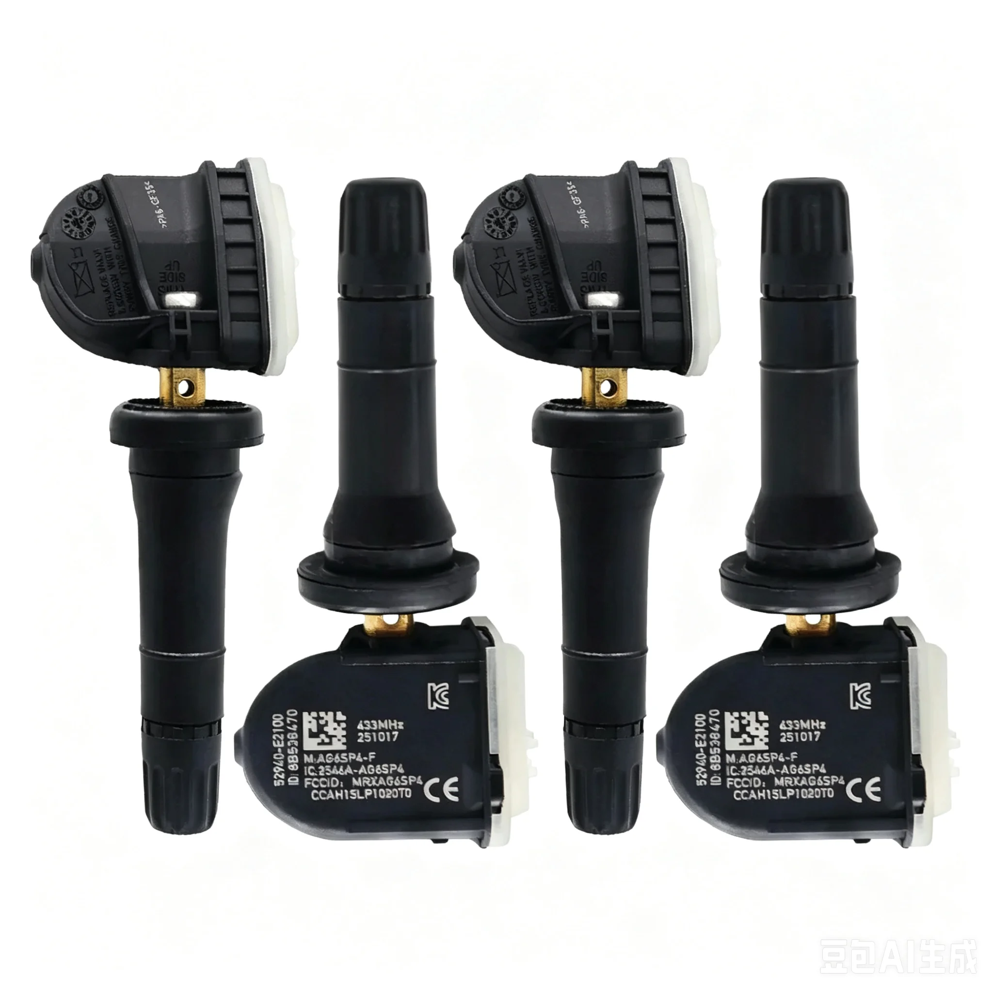 4pcs Car Tire Pressure Sensor 52940-E2100 For KIA Sportage Sonet EV5 EV6 Hyundai Tucson Santa Fe Palisade TPMS 433MHz