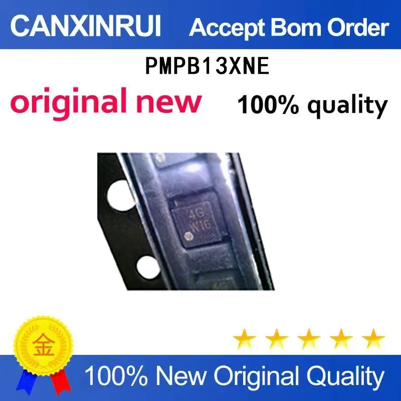 

(5-100 Pieces) PMBB13XNE, 115 PMBB13XNE silk screen 4G MOSFET 30V 8A 6DFN