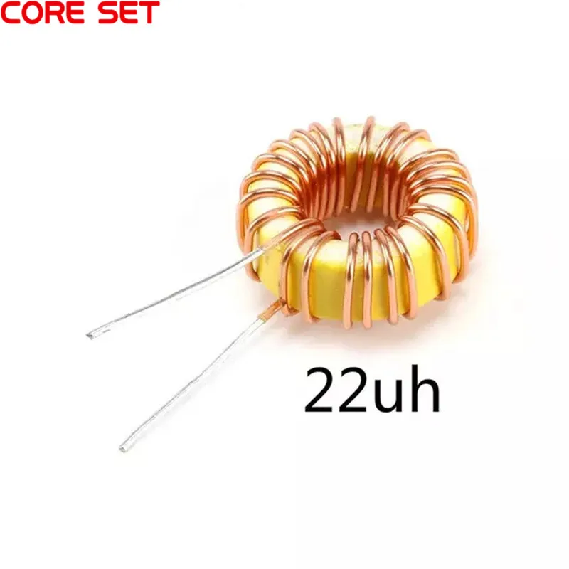 5 piezas Toroid Inductor 3A bobinado magnético inductancia 22uH 33uH 47uH 5647uH 100uH 220uH 330uH 470uH Inductor para LM2596