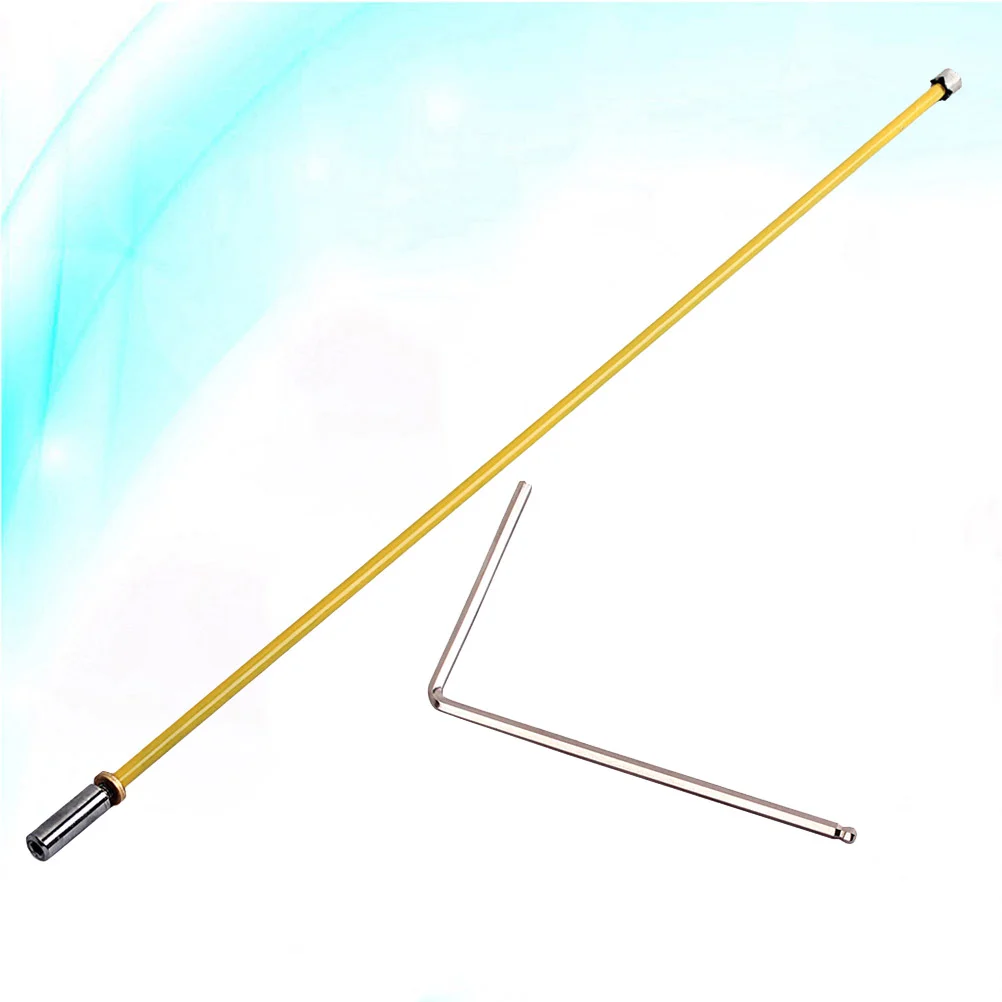 2 Way Adjustment Truss Rod 490mm Double Course Truss Rod for Guitar with Wrench (Yellow) metal Truss Rod