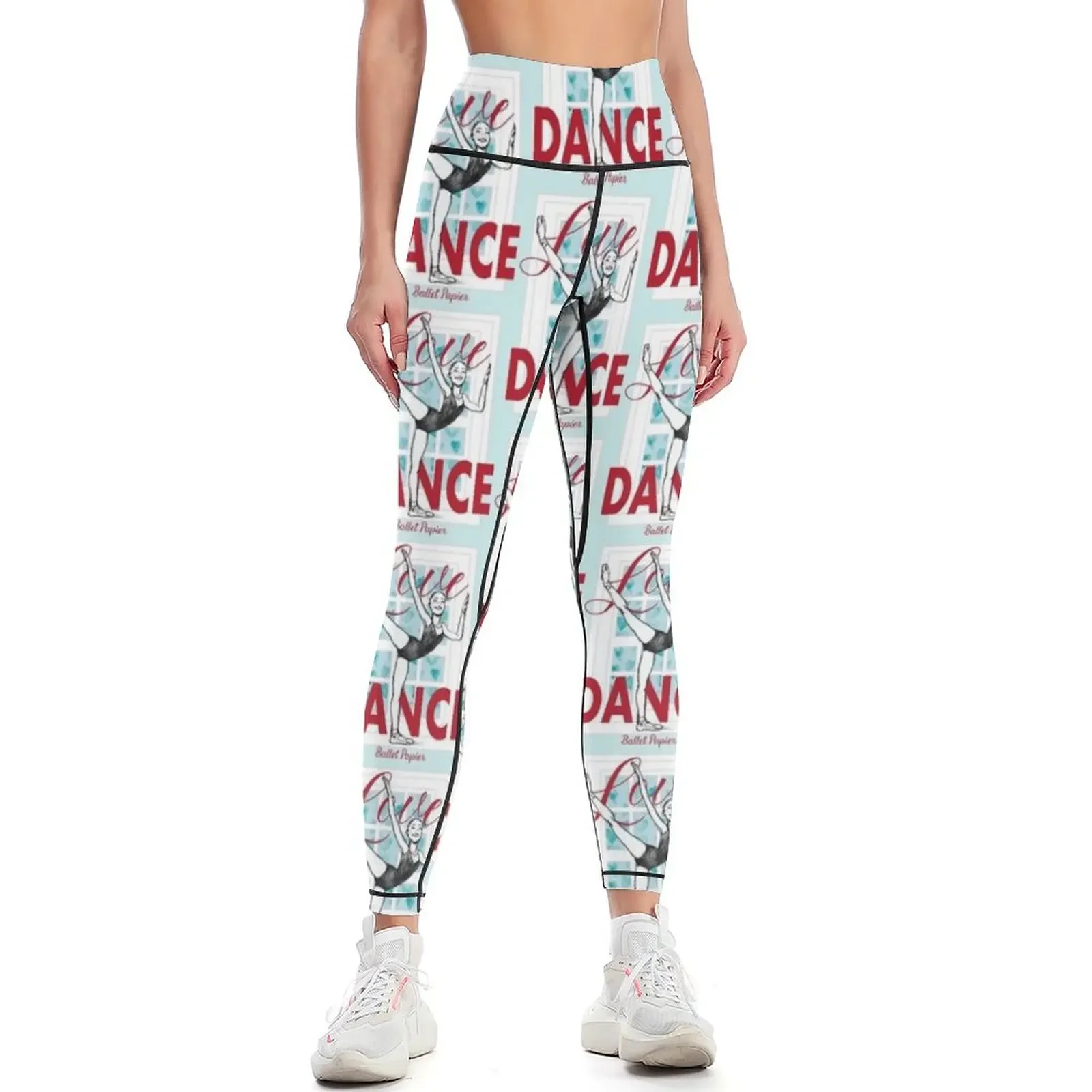 

Love Dance Progress Leggings Women sports Fitness clothing Sweatpants Womens Leggings